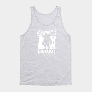 Oregon's Bigfoot Highway (white print) Tank Top